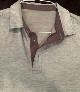 Lululemon Men’s Polo Shirt Size Small Green/black - Picture 1 of 4