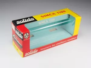 SOLIDO 164 SIMCA 1100 BOITE REPRO COPIE VIDE - Imagen 1 de 2