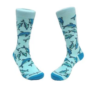 Dolphin Pattern Socks from the Sock Panda (Adult Medium) - Picture 1 of 4