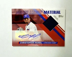 2024 Topps Christopher Morell Patch Auto #MLMAU-CMO /25 - Bild 1 von 2