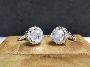 Natürlich Mondstein Edelstein 925 Sterlingsilber Manschetten Geschenk Für Liebe - Bild 1 von 7
