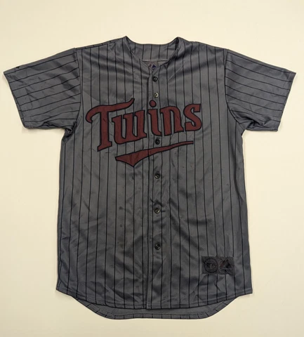 Johan Santana Minnesota Twins Gray Majestic Jersey Men's M READ* Cover