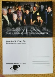 Babylon 5 The Legend of the Rangers TV Series Promo Card Postcard - Picture 1 of 3