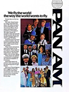 PAN AM Jet Vintage 1979 Why Fly The World Way Original Print Ad 8.5 x 11" - Picture 1 of 3
