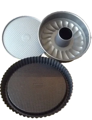 Zenker Springform 2 Böden Ø 26cm Backform & Kaiser Tortenboden Kuchenform-Set - Bild 1 von 4