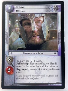 LORD OF THE RINGS TCG REFLECTIONS FOIL 9R+32 ELENDIL THE TALL lp - Picture 1 of 1