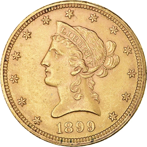 [#1120452] Coin, United States, Coronet Head, $10, Eagle, 1899, U.S. Mint, Phila Cover