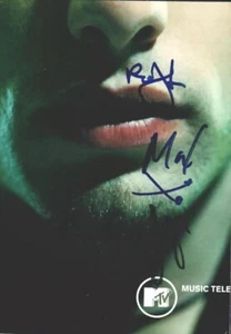 One Of A Kind! “The Wallflowers" Hand Signed (X4) MTV Picture Postcard - Picture 1 of 1
