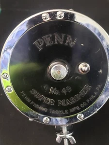 Vintage Penn No. 49 Super Mariner Big Game Reel; RH. -USED - Picture 1 of 8