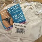 NWT 6/M Vanity Fair Illumination String Bikini - Bright White - Still In Bag