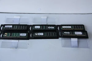 6 x 256MB DDR PC2700 333MHZ DIMM Memory. Kingston / Samsung / MTI (1.5 GB total) - Picture 1 of 10