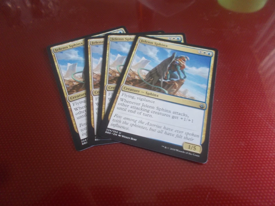 Jelenn Sphinx x4 MTG Battlebond Multi-Color Uncommon Creature NM/M - Image 1 of 1