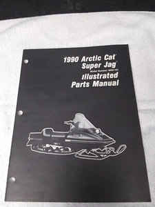 1990 Arctic Cat Parts Manual # 2254-565 Super Jag - Bild 1 von 2