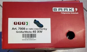 Baak Sicherheitsschuhe S1 Art. 7008 SRC ESD Herby ++Größe/Weite 40 XW - Bild 1 von 7