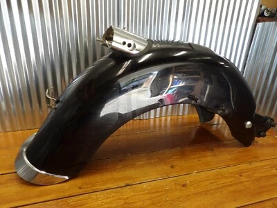 02-06 Victory Classic Cruiser V92 GUARDABARROS TRASERO NEGRO CON SOPORTE 1013482-067 Foto 1 de 4