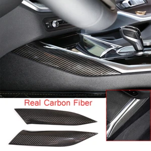 Carbon Fiber Center Console Side Decor Trim For BMW 3 Series G20 G28 G21 19-2020 - Foto 1 di 12