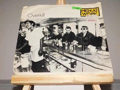 Men At Work Overkill / Till The Money Runs Out 45rpm w Original Sleeve VG+ - Image 1 of 4