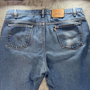 Vintage Levi's Jeans Mens 42x32 (Actual 40x32) Blue 517 Orange Tab Bootcut USA - Picture 1 of 20