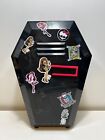 2 X Monster High Locker 2012 / 2013 Doll Storage Carry Case 18" W/ Stickers