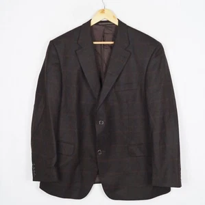 Digel Hombre Americana Talla 55 , F56 Ee. Uu. GB 44 Lana Poliéster Marrón Muesca - Imagen 1 de 8