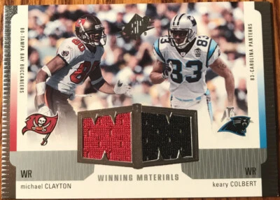 2005 SPx Winning Materials Michael Clayton/Keary Colbert WM-CC - Image 1 of 2