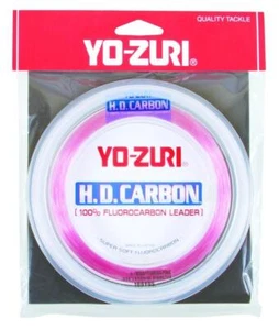 YO-ZURI H.D. Carbon Disappearing Pink Leader 500Yards - Picture 1 of 7
