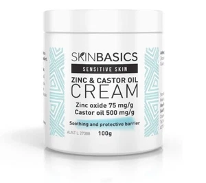 * Skin Basics Zinc & Castor Oil Cream 100g - Picture 1 of 2