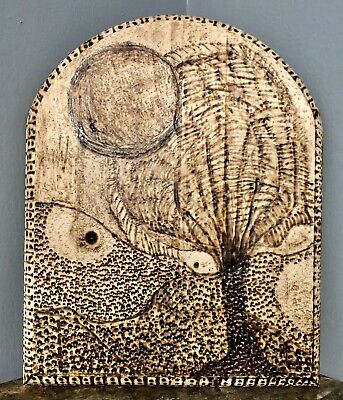 Original Wood Burning Pyrography-A Trypophobiac’s Dream-Surreal Art By Sidote • 30€