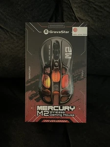 Nowa bezprzewodowa mysz do gier GravaStar Mercury M2 - 26k DPI, lekka, RGB - Zdjęcie 1 z 7