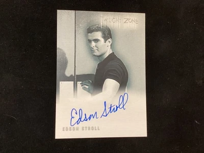 TWILIGHT ZONE A-97 EDSON STROLL AUTOGRAPHED CARD - Image 1 of 2