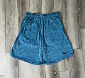 Nike Dri-Fit Athletic Stretch Blue Performance Shorts Mens Size Medium - Picture 1 of 9