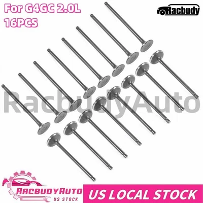 Intake & Exhaust Valve for Hyundai Elantra 2001-2012 Tiburon 2003-2008 G4GC 2.0L Foto 1 de 4