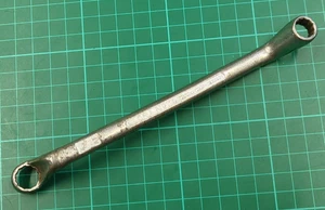 Elora No110, 3/8" x 7/16" AF Chrome Vanadium, Offset Ring Spanner, West Germany - Picture 1 of 10