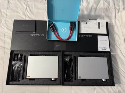 Topping A90 Discrete + D90 III Sabre + Apos Flow Cables (Balanced AMP + DAC) - Image 1 of 4