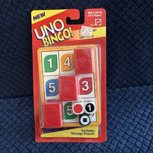 Uno Bingo! Dice Game 1997 Mattel Ages 6 & Up NEW & SEALED - Picture 1 of 2