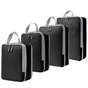 Compression Packing Cubes 4 Set - Expandable Travel Organizers for Carry-On -... - Picture 1 of 6