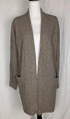 Jenni Kayne Suéter Abrigo Marrón Avena Talla XS Merino Yak Foto 1 de 4