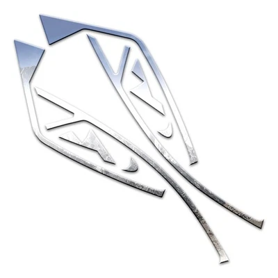 Janela de aço inoxidável 8p Pkg (sem postes) compatível com 2005-2007 Mercury Montego da Luxury FX - Imagem 1 de 4