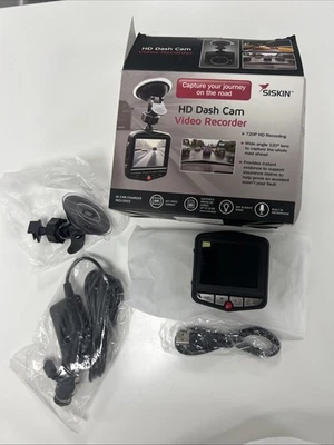 Siskin Full HD Dash Cam Video Recorder Car Camera Safety Driving New Drive - Image 1 of 4