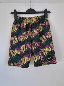NIKE Junior Swim Shorts Size M 10-12yrs Trunks Jungle Just Do It Swoosh BNWOT - Picture 1 of 16