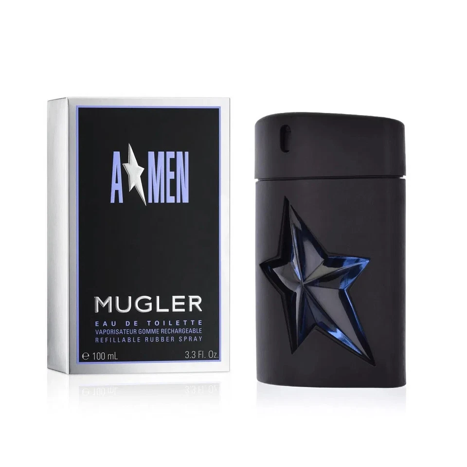 ANGEL A-MEN 3.4 EAU DE TOILETTE SPRAY PARA HOMBRE RECARGABLE (CAUCHO) Foto 1 de 1