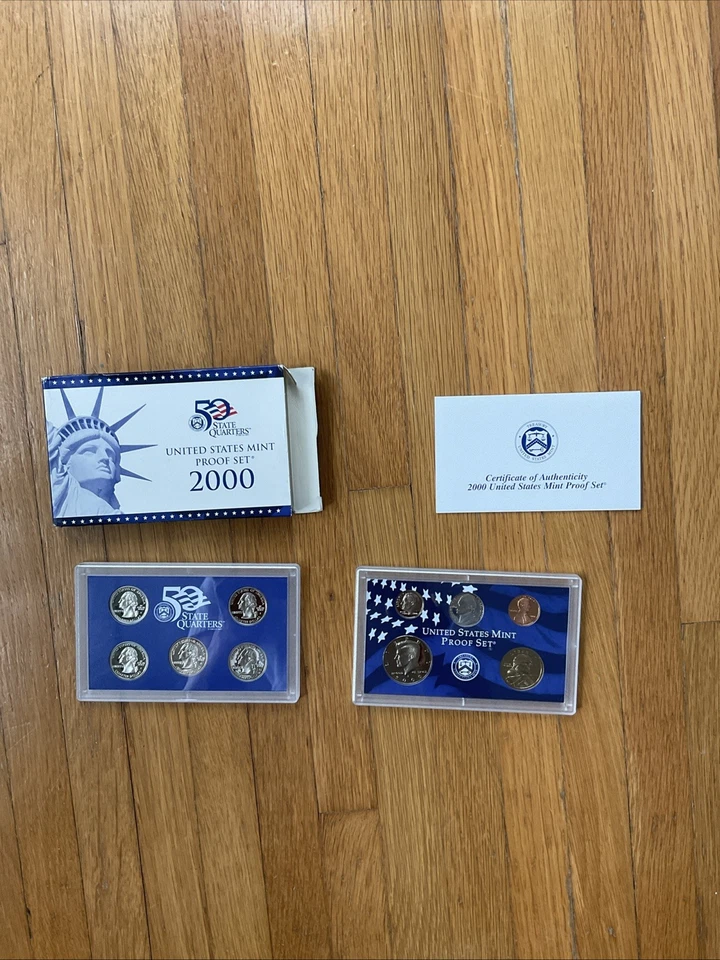 United States Mint Proof Set Coin 2000 with Certificate of Authenticity - Image 1 of 4