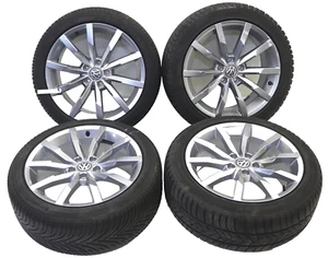 VW Passat 3G B8 Facelift R-Line Alufelge Kompletträder 18 Zoll 235/45 R18 Winter - Bild 1 von 24