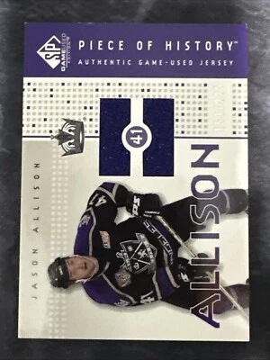 2002-03 SP Game Used Piece Of History PH-JA Jason Allison Los Angeles Kings - Image 1 of 3