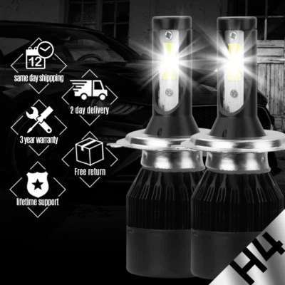 Kit faros LED HID XENTEC H4 9003 blanco para Land Rover Discovery 1994-2002 Foto 1 de 4