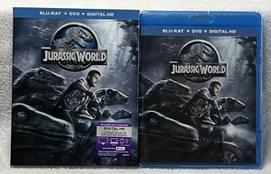 Jurassic World Blu-Ray + DVD 2015 W/Slip Cover Chris Pratt Dinosaur Action New - Bild 1 von 4