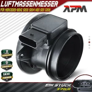 Luftmassenmesser für Mercedes-Benz S203 CL203 S204 W211 S211 C209 A209 B906 SLK - Bild 1 von 8