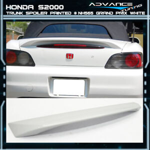 Fits 00-09 Honda S2000 Convertible Trunk Spoiler Painted #Nh565 Grand Prix White (For: Honda S2000)