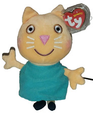 Ty Beanie Baby - CANDY CAT 8" (UK Exclusive)(Peppa Pig) NEW MWMTs Plush Toy