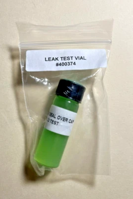 Yellow Jacket Refrigerant Leak Standard Test Vial 400374 for use w Leak Detector